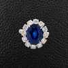 Oval Sapphire & Diamond Ring