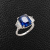 Sapphire & Diamond Ring