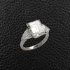 Emerald cut Diamond Ring