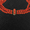 Red Coral Bead Estate Necklace