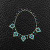 Amethyst, Turquoise & Diamond Estate Necklace