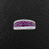 Pink Sapphire & Diamond Ring