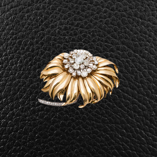 Flower Cartier Estate Pin
