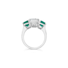 Emerald & Diamond Engagement Ring