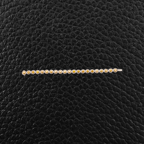 Fancy Vivid Yellow Diamond Bracelet