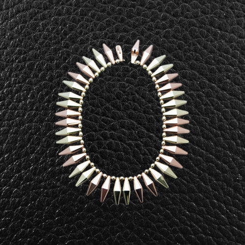 Gold Retro Fringe Necklace