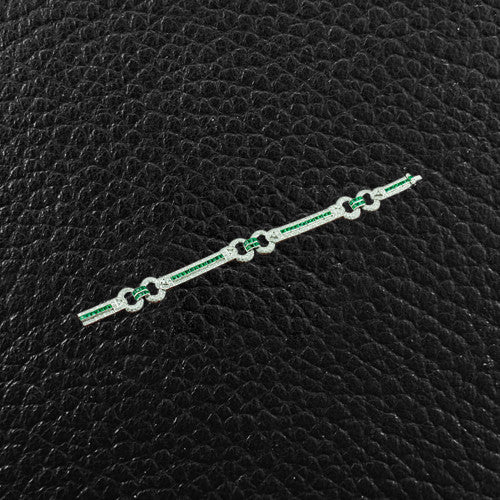 Emerald & Diamond Bracelet