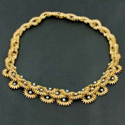 Gold & Diamond Estate Cartier Necklace