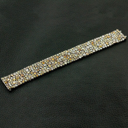 Fancy Colored Diamond Bracelet