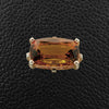 Citrine, Pink Sapphire & Diamond Ring