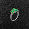 Emerald & Diamond Ring