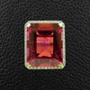 Rubellite & Diamond Ring