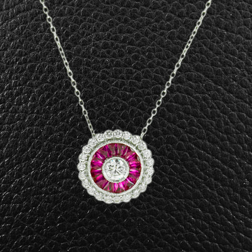 Ruby & Diamond Pendant