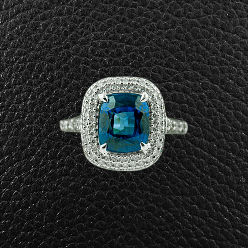 Sapphire & Diamond Ring