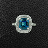 Sapphire & Diamond Ring
