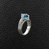Oval Sapphire & Diamond Ring