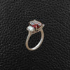 Oval Ruby & Diamond Ring
