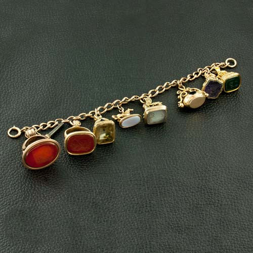 Antique Watch Fob Bracelet