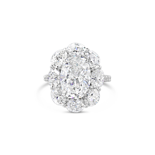 Oval Diamond Engagement Ring