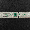 Emerald & Diamond Oscar Heyman Estate Bracelet