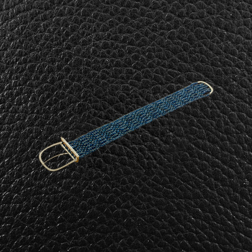 Sapphire Bead Buckle Bracelet