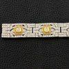 Yellow & White Diamond Bracelet