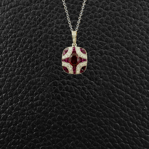 Ruby & Diamond Pendant