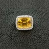 Yellow Sapphire & Diamond Ring
