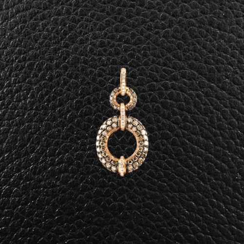 Brown & White Diamond Pendant