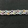 Semi-precious Gemstones & Diamond Bracelet