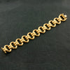 Oval & Bar Link Estate Bracelet