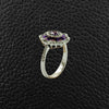Amethyst & Diamond Ring