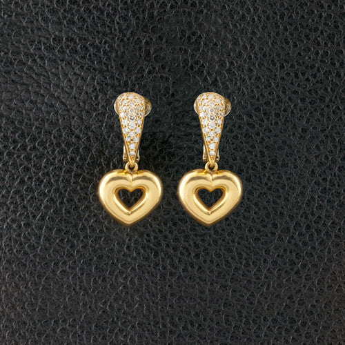 Chaumet Paris Estate Heart Earrings