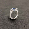 Sapphire & Diamond Engagement Ring