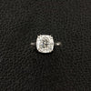 Cushion cut Diamond Engagement Ring