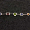 Fancy Shaped Semiprecious Gemstone & Diamond