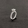 Cushion cut Diamond Engagement Ring