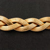 Braided Gold Estate Necklace