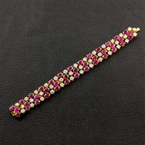 Ruby & Diamond Bracelet