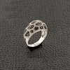 Black & White Diamond Cheetah Ring