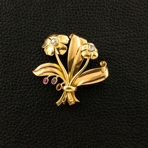 Flower Estate Pin