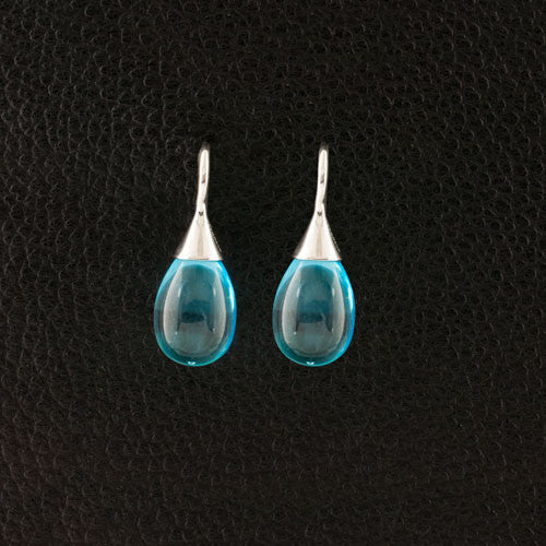 Blue Topaz Drop Earrings