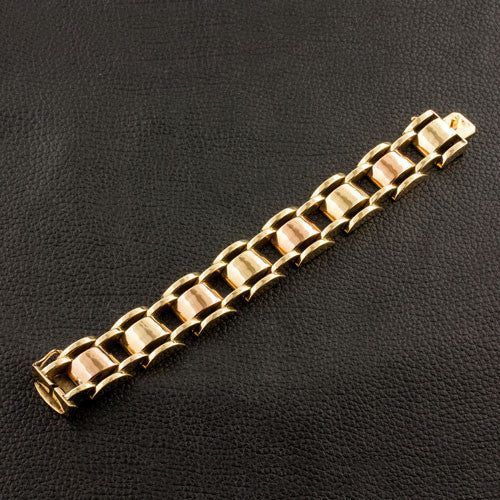Yellow & Rose Gold Estate Bracelet