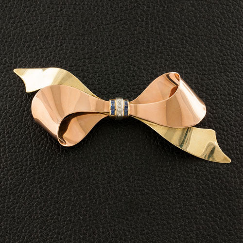 Estate Bow Pin