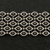 Brown & White Diamond Five Row Bracelet