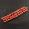 Coral & Diamond Bracelet