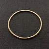 Slip-on Diamond Bangle Bracelet in Yellow Gold