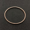 Slip-on Diamonds Bangle Bracelet in Rose Gold