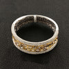 Brown, Yellow & White Diamond Bangle Bracelet