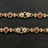 Ruby & Diamond Estate Necklace/Bracelet Set